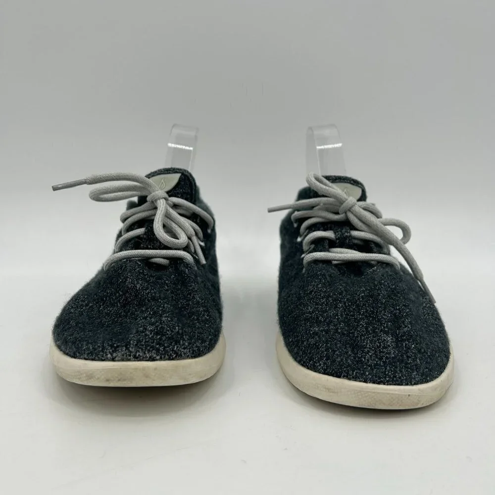 ALLBIRDS Women's Gray Wool Washable Lace Up Running Sneakers Shoes Size 9